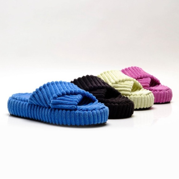 Free People Two Days In Ibiza Terry Slides Orchid 6 - Picture 16 of 16